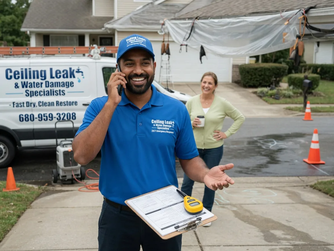 Ceiling Leak Cleanup Hermleigh, TX FAQs